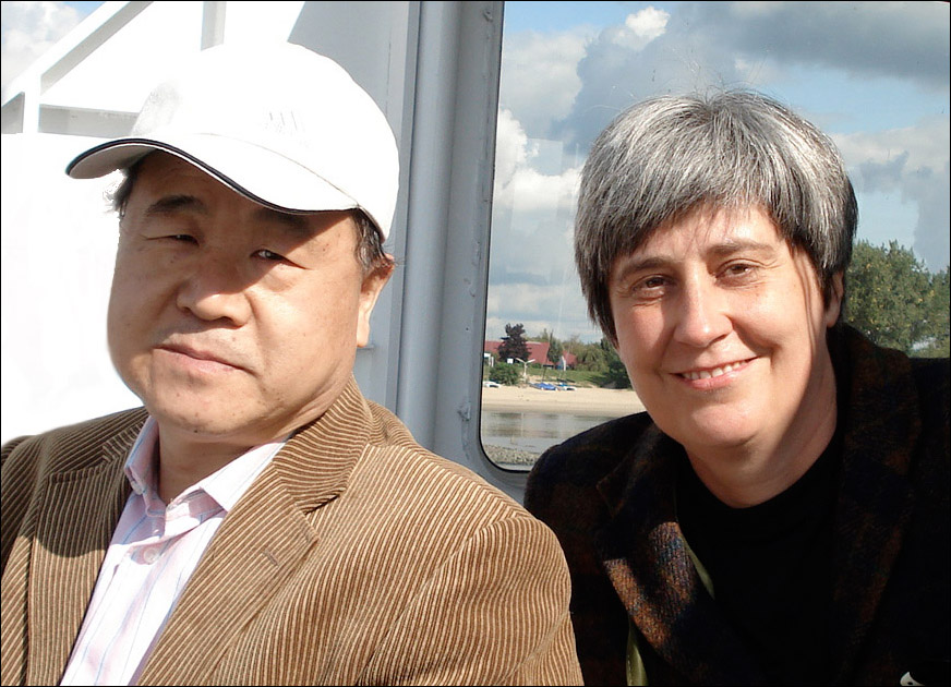 Mo Yan, Nobelpreisträger 2012, mit Susanne Hornfeck